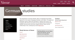 Desktop Screenshot of german.vassar.edu