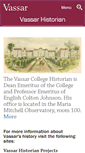 Mobile Screenshot of historian.vassar.edu