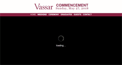 Desktop Screenshot of commencement.vassar.edu
