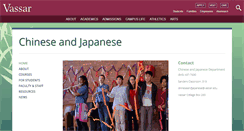 Desktop Screenshot of chineseandjapanese.vassar.edu