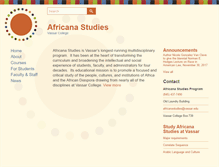 Tablet Screenshot of africanastudies.vassar.edu