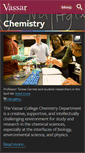 Mobile Screenshot of chemistry.vassar.edu