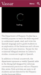 Mobile Screenshot of hispanicstudies.vassar.edu