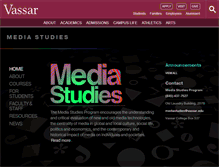 Tablet Screenshot of mediastudies.vassar.edu