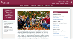 Desktop Screenshot of ltrc.vassar.edu