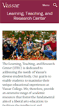 Mobile Screenshot of ltrc.vassar.edu