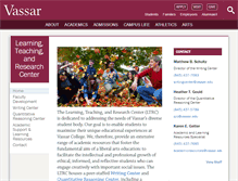 Tablet Screenshot of ltrc.vassar.edu