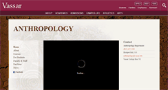 Desktop Screenshot of anthropology.vassar.edu