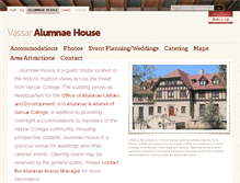 Tablet Screenshot of alumnaehouse.vassar.edu