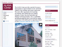 Tablet Screenshot of alana.vassar.edu