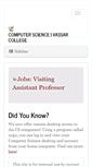 Mobile Screenshot of cs.vassar.edu