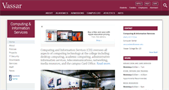 Desktop Screenshot of computing.vassar.edu