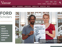 Tablet Screenshot of ford.vassar.edu